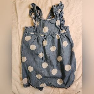 Carter's Blue Jean Romper - 12 months